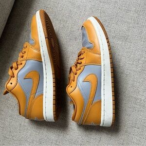 Jordan Women's Sneakers in Orange and Gray